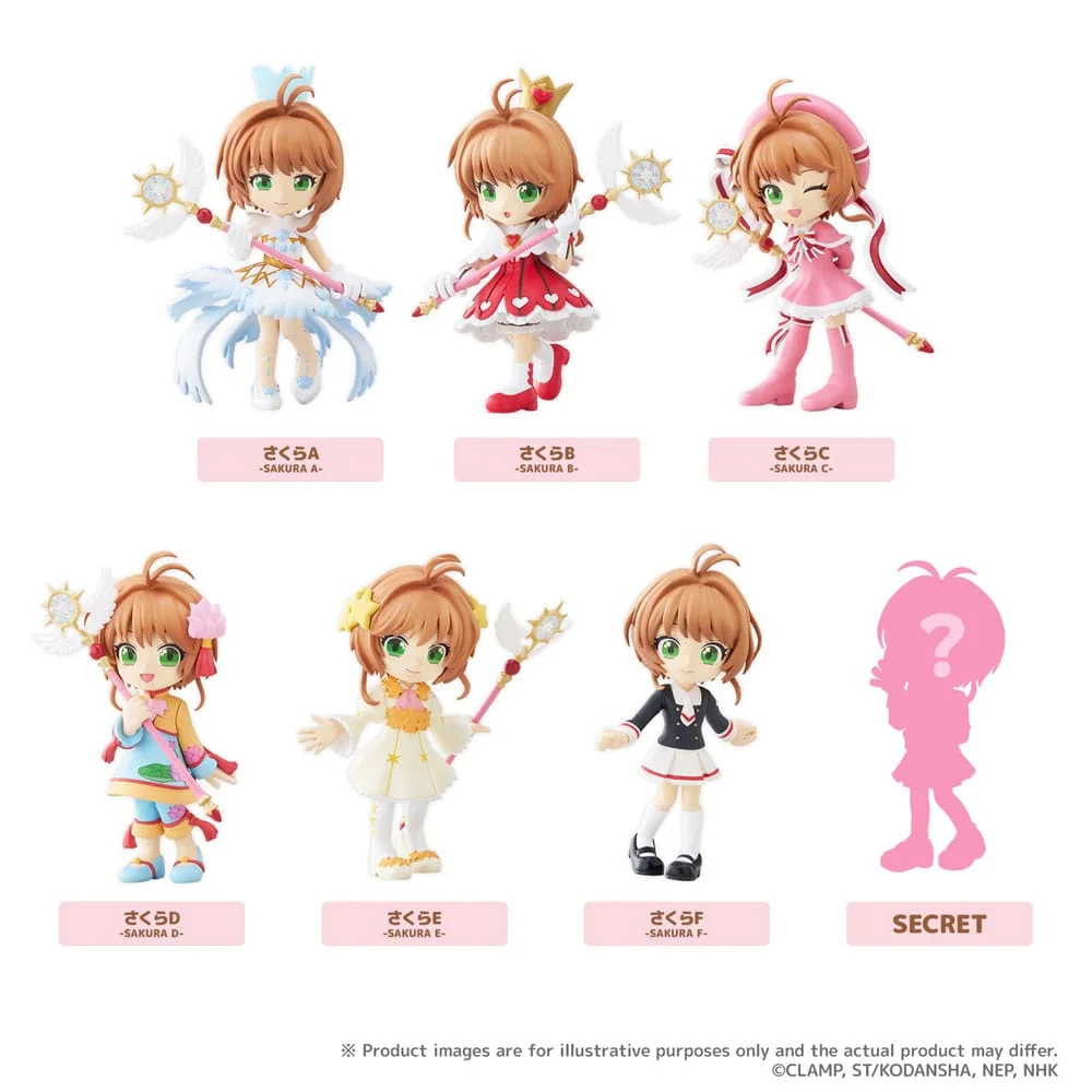 Cardcaptor Sakura: Clear Card PalVerse PVC Figures Vol.1 9 cm Blind Box - 1 Unidade Aleatória